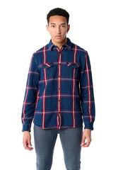 WRANGLER LS WESTERN SHIRT MĘSKA KOSZULA KRATA CRIMSON RED W5A7MTX51 112130082