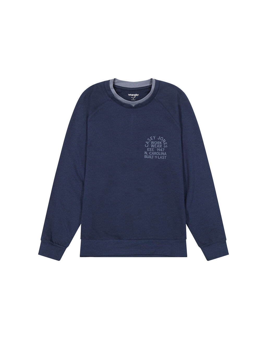 WRANGLER MĘSKA BLUZA CASEY JONES SWEATSHIRT NAVY 112357366 W6J9017358