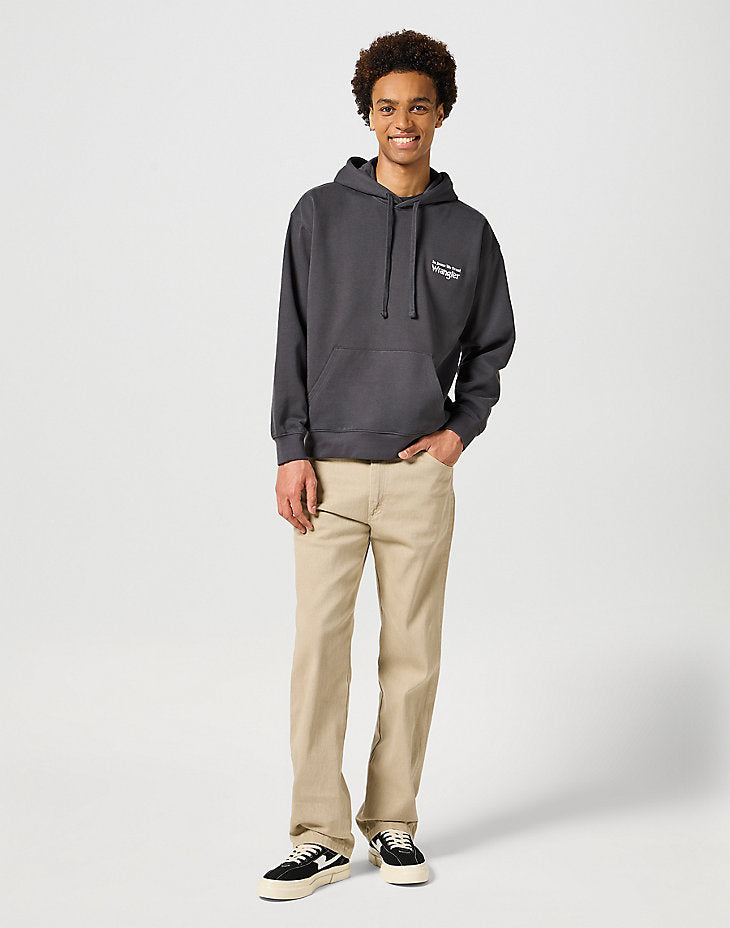 WRANGLER MĘSKA BLUZA HOODIE FADED BLACK 112357324 W6M9013642