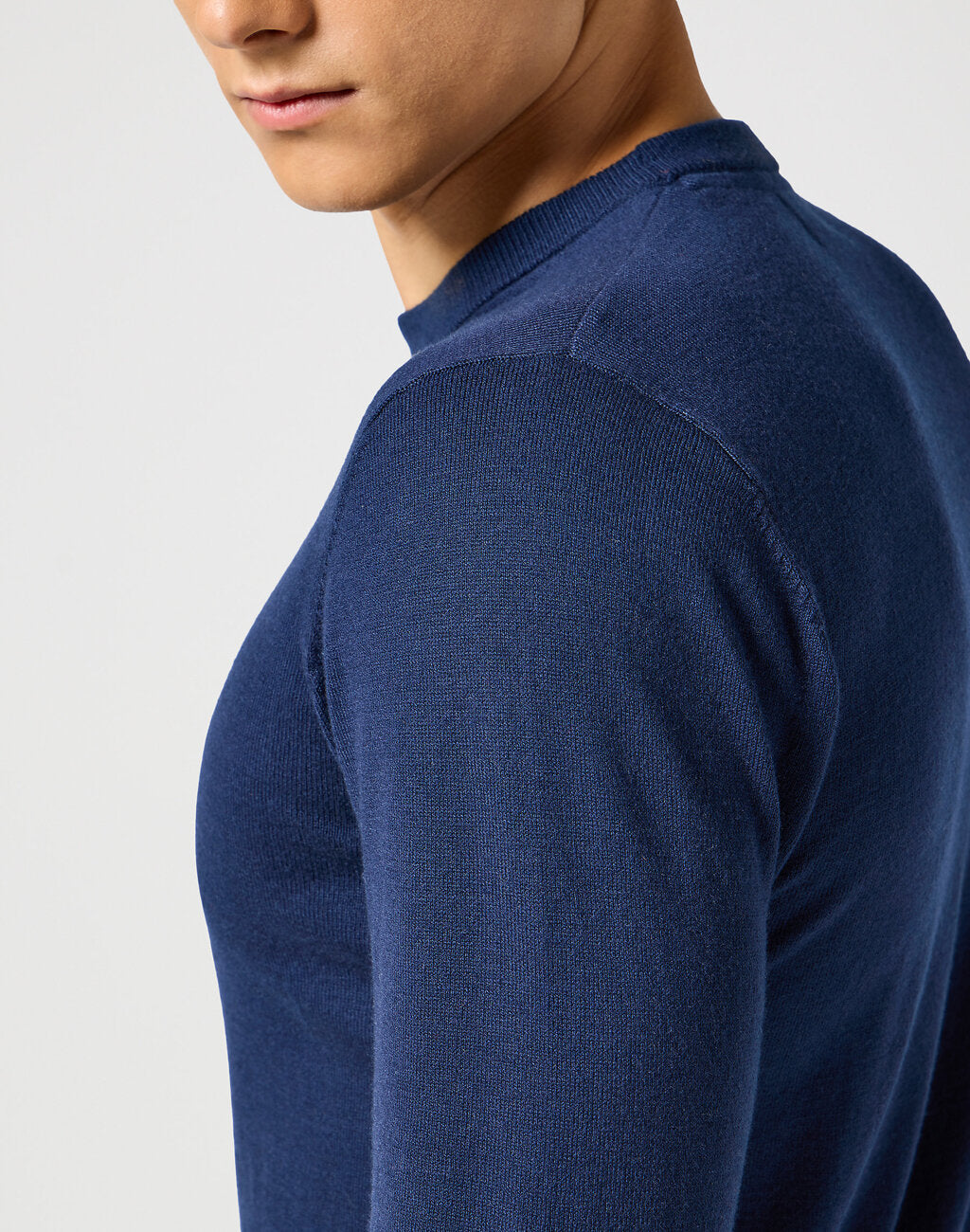 WRANGLER MĘSKA BLUZA KNIT SWEATER NAVY 112357427 W8F2017358