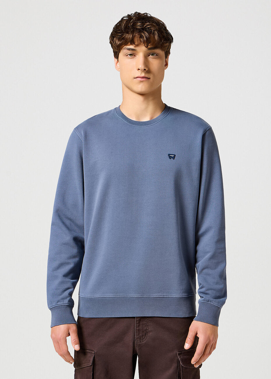 WRANGLER MĘSKA BLUZA SIGN OFF CREW Grisallie 112357335 W6589008823