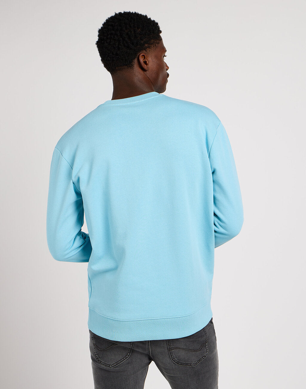 WRANGLER MĘSKA BLUZA WOBBLY LEE SWS PREPPY BLUE 112349357 L81M044970