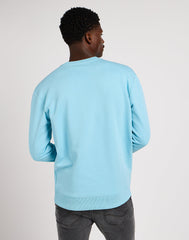 WRANGLER MĘSKA BLUZA WOBBLY LEE SWS PREPPY BLUE 112349357 L81M044970