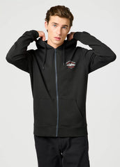 Wrangler Męska Bluza Graphic Zip Hoodie Faded Black 112362888