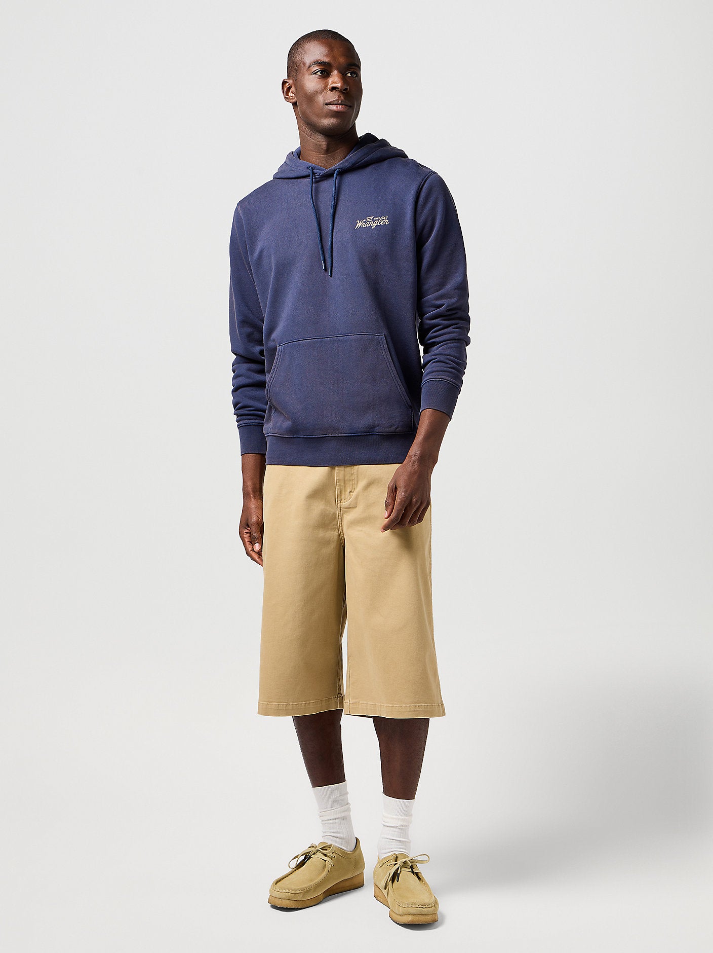 WRANGLER MĘSKA BLUZA Z KAPTUREM WRANGLER AMERICANA HOODIE NAVY 112362777