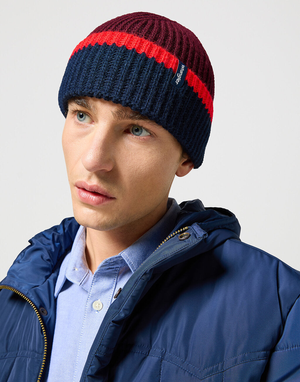 WRANGLER MĘSKA CZAPKA ZIMOWA SIGN OFF BEANIE DAHLIA 112356869 W0M9016299