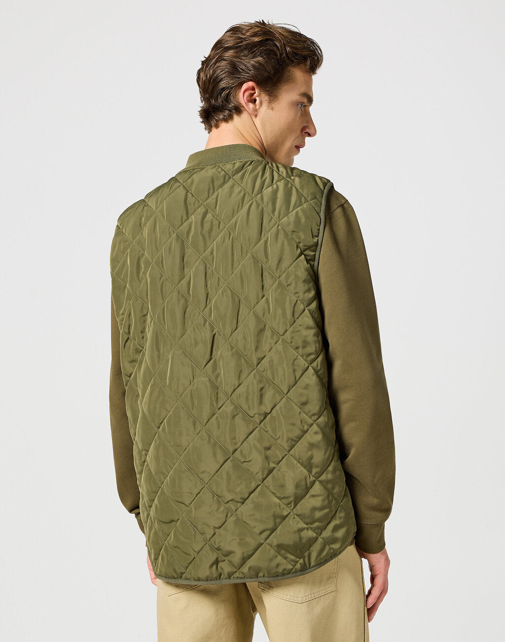 WRANGLER MĘSKA KAMIZELKA ELEVATED VEST IVY GREEN 112357210 W44E016396