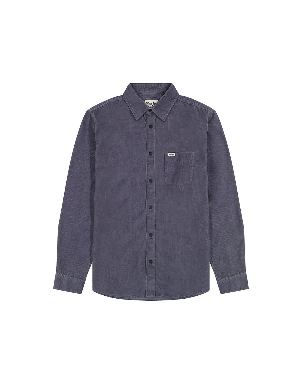 WRANGLER MĘSKA KOSZULA 1 PKT CORDUROY SHIRT Grisaille 112357218 W5L0008823