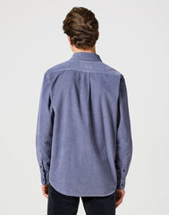 WRANGLER MĘSKA KOSZULA 1 PKT CORDUROY SHIRT Grisaille 112357218 W5L0008823