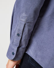 WRANGLER MĘSKA KOSZULA 1 PKT CORDUROY SHIRT Grisaille 112357218 W5L0008823