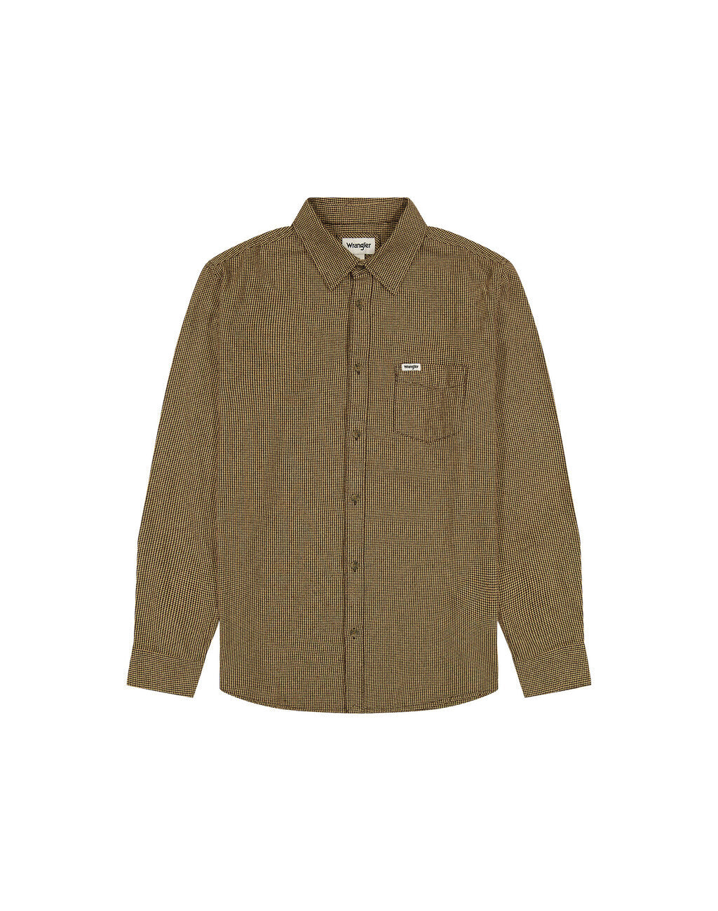 WRANGLER MĘSKA KOSZULA 1 PKT FLANNEL SHIRT Gingerbread 112357219 W564014345