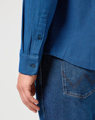 WRANGLER MĘSKA KOSZULA 1 PKT FLANNEL SHIRT WRANGLER BLUE 112357220 W564018059