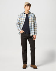 WRANGLER MĘSKA KOSZULA 1 PKT INDIGO SHIRT WHITE 112357227 W5K8018067