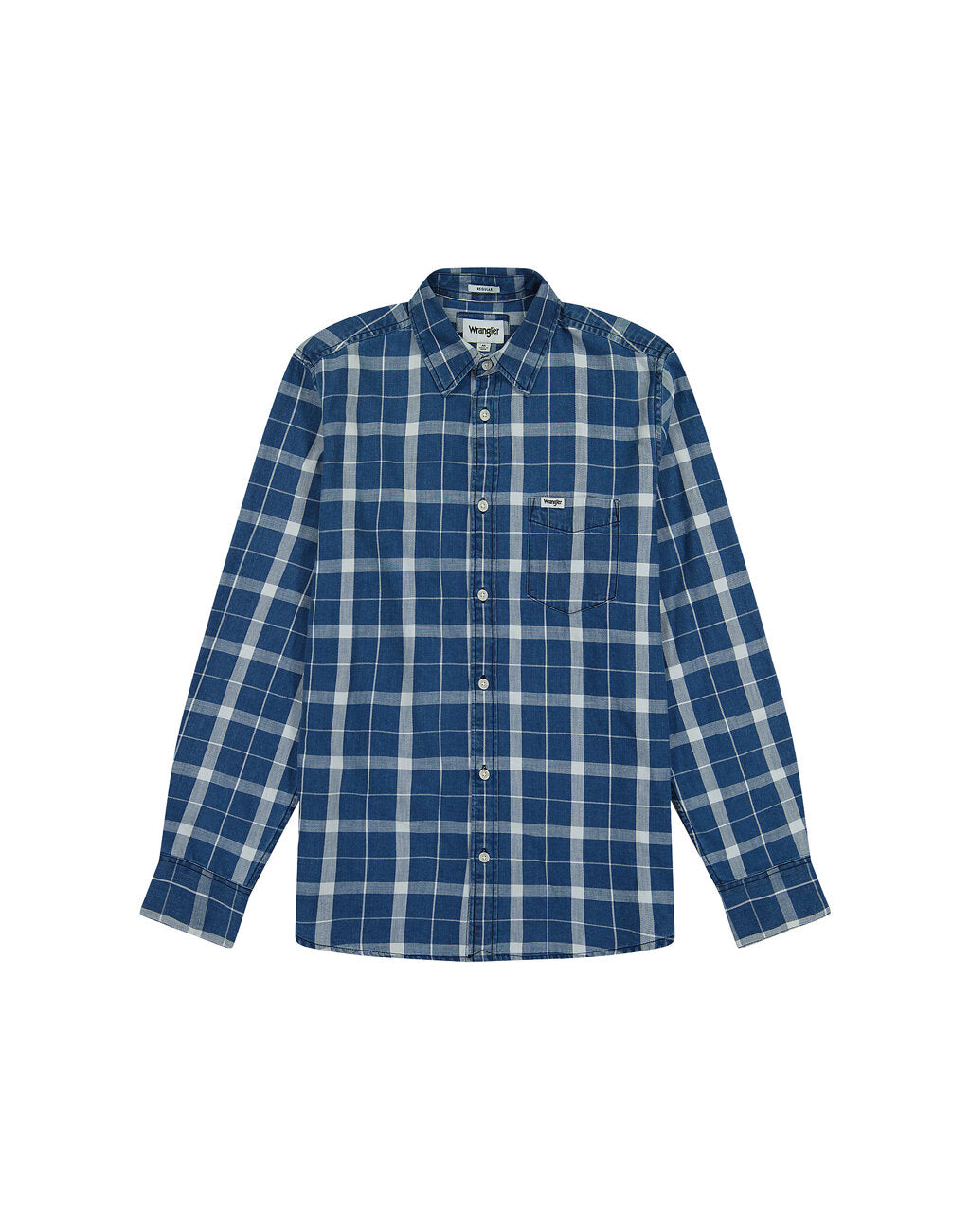 WRANGLER MĘSKA KOSZULA 1 PKT SHIRT BLUE INDIGO 112357249 W5X2013868