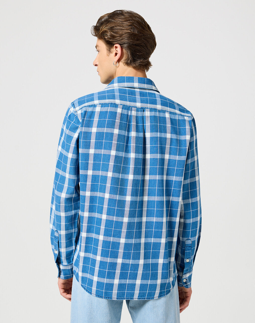 WRANGLER MĘSKA KOSZULA 1 PKT SHIRT BLUE INDIGO 112357249 W5X2013868