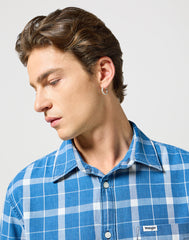 WRANGLER MĘSKA KOSZULA 1 PKT SHIRT BLUE INDIGO 112357249 W5X2013868