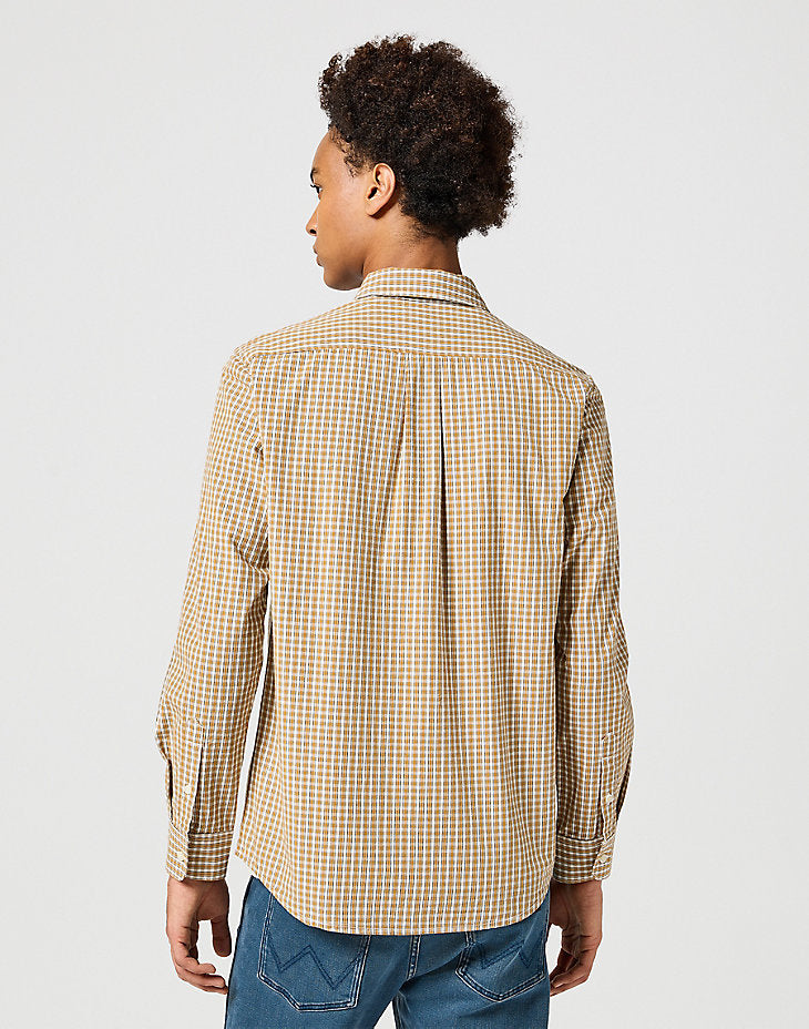 WRANGLER MĘSKA KOSZULA 1 PKT SHIRT DIJON 112358064 W5X2016819