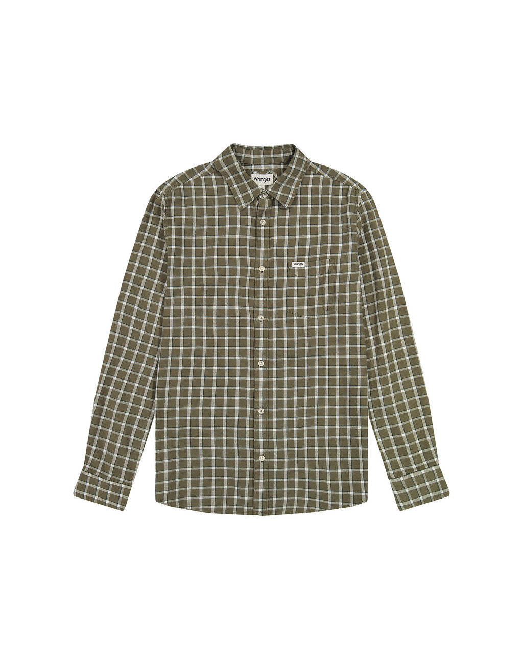 WRANGLER MĘSKA KOSZULA 1 PKT SHIRT DUSTY GREEN 112356770 W5X2017359
