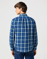 WRANGLER MĘSKA KOSZULA 1 PKT SHIRT GREEN INDIGO 112357231 W5X2017327