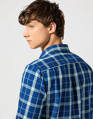 WRANGLER MĘSKA KOSZULA 1 PKT SHIRT GREEN INDIGO 112357231 W5X2017327