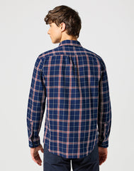 WRANGLER MĘSKA KOSZULA 1 PKT SHIRT RED INDIGO 112357221 W5X2017325