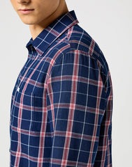 WRANGLER MĘSKA KOSZULA 1 PKT SHIRT RED INDIGO 112357221 W5X2017325