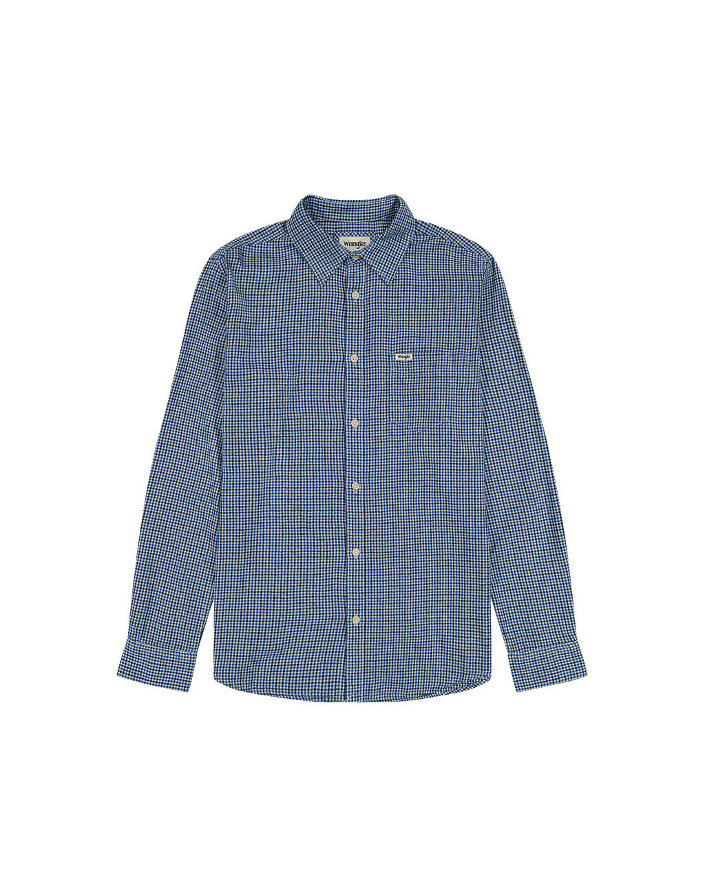 WRANGLER MĘSKA KOSZULA 1 PKT SHIRT WRANGLER BLUE 112357232 W5X2018059