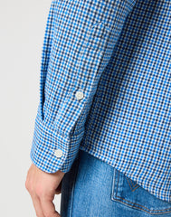 WRANGLER MĘSKA KOSZULA 1 PKT SHIRT WRANGLER BLUE 112357232 W5X2018059