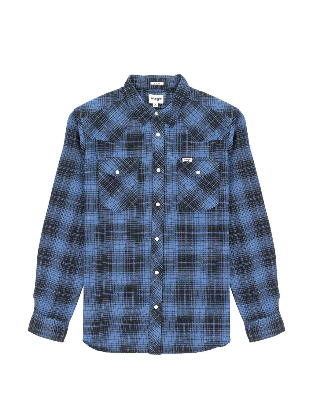 WRANGLER MĘSKA KOSZULA LS WESTERN SHIRT FEDERAL BLUE 112341162 W556015591