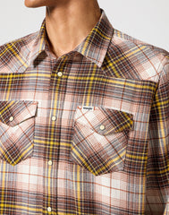 WRANGLER MĘSKA KOSZULA WESTERN SHIRT GINGERBREAD 112357247 W5B4014345