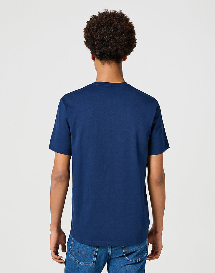 WRANGLER MĘSKA KOSZULKA GRAPHIC TEE NAVY 112357262 W751017358
