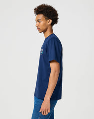 WRANGLER MĘSKA KOSZULKA GRAPHIC TEE NAVY 112357262 W751017358