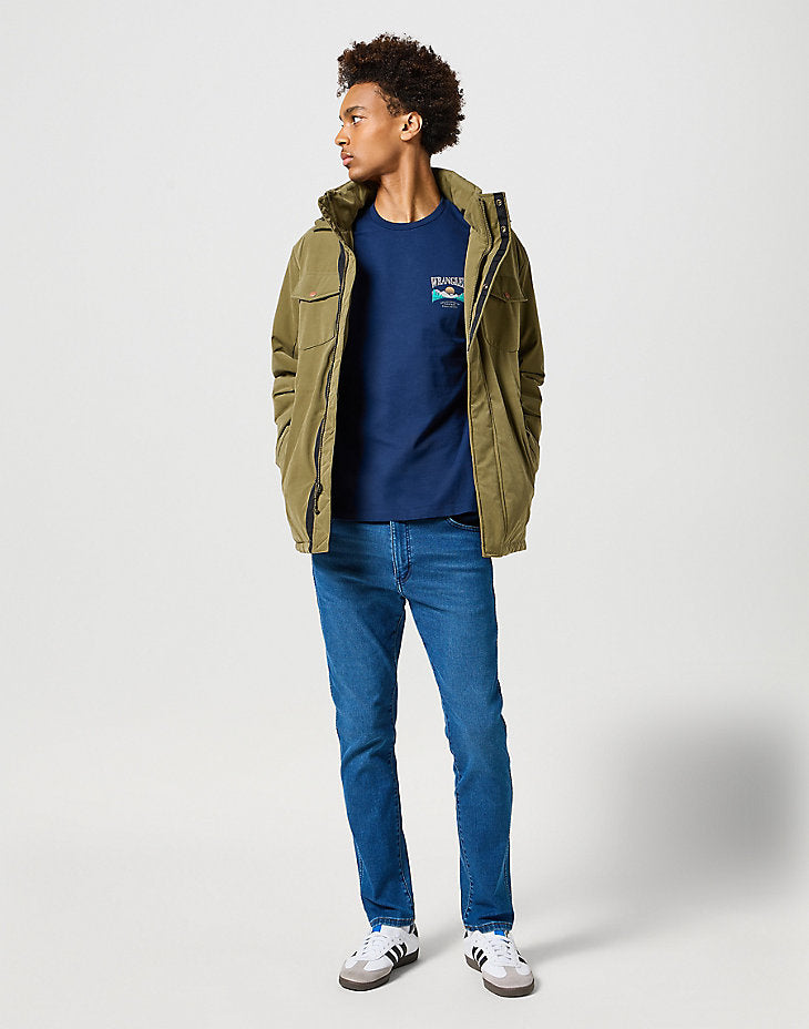 WRANGLER MĘSKA KOSZULKA GRAPHIC TEE NAVY 112357262 W751017358