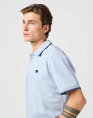 Wrangler Męska Koszulka Polo Shirt Niagara Mist 112362830