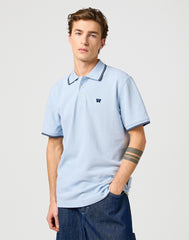 Wrangler Męska Koszulka Polo Shirt Niagara Mist 112362830