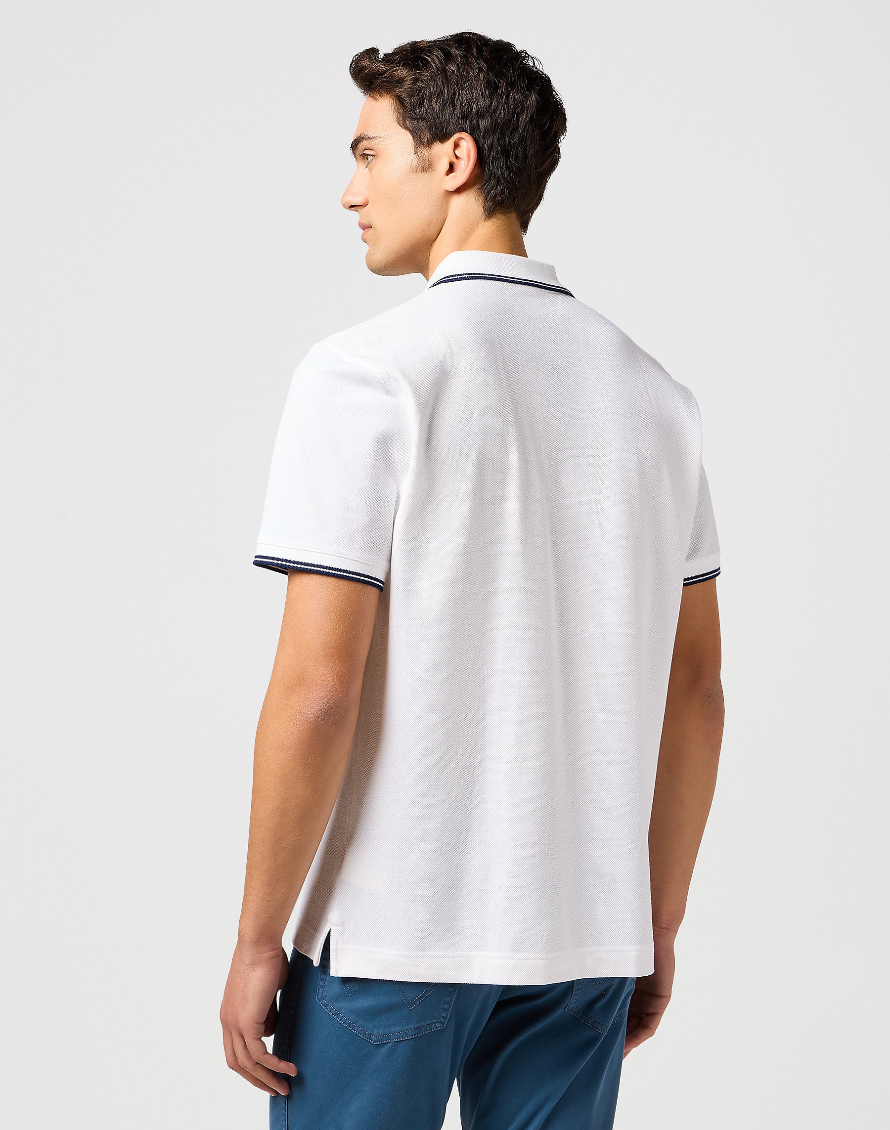 Wrangler Męska Koszulka Polo Shirt White 112365466