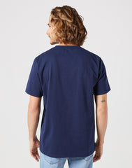 WRANGLER MĘSKA KOSZULKA WRANGLER AMERICANA TEE BLACK IRIS 112350561