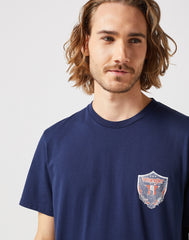 WRANGLER MĘSKA KOSZULKA WRANGLER AMERICANA TEE BLACK IRIS 112350561