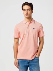 Wrangler Męska Koszulka Polo Shirt Orange 112362832