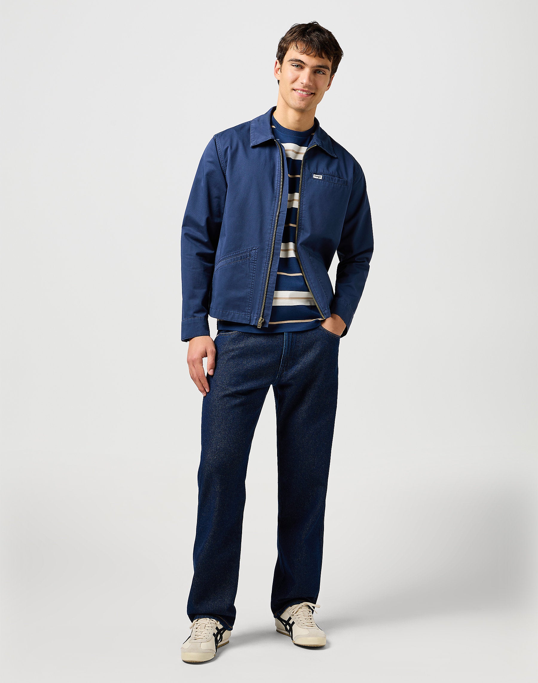 WRANGLER MĘSKA KURTKA WRANGLER RODEO UTILITY JACKET NAVY 112362653