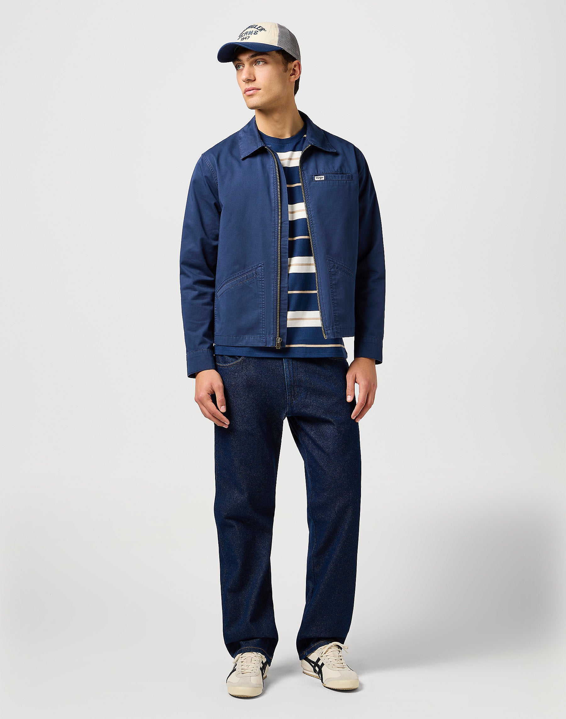 WRANGLER MĘSKA KURTKA WRANGLER RODEO UTILITY JACKET NAVY 112362653