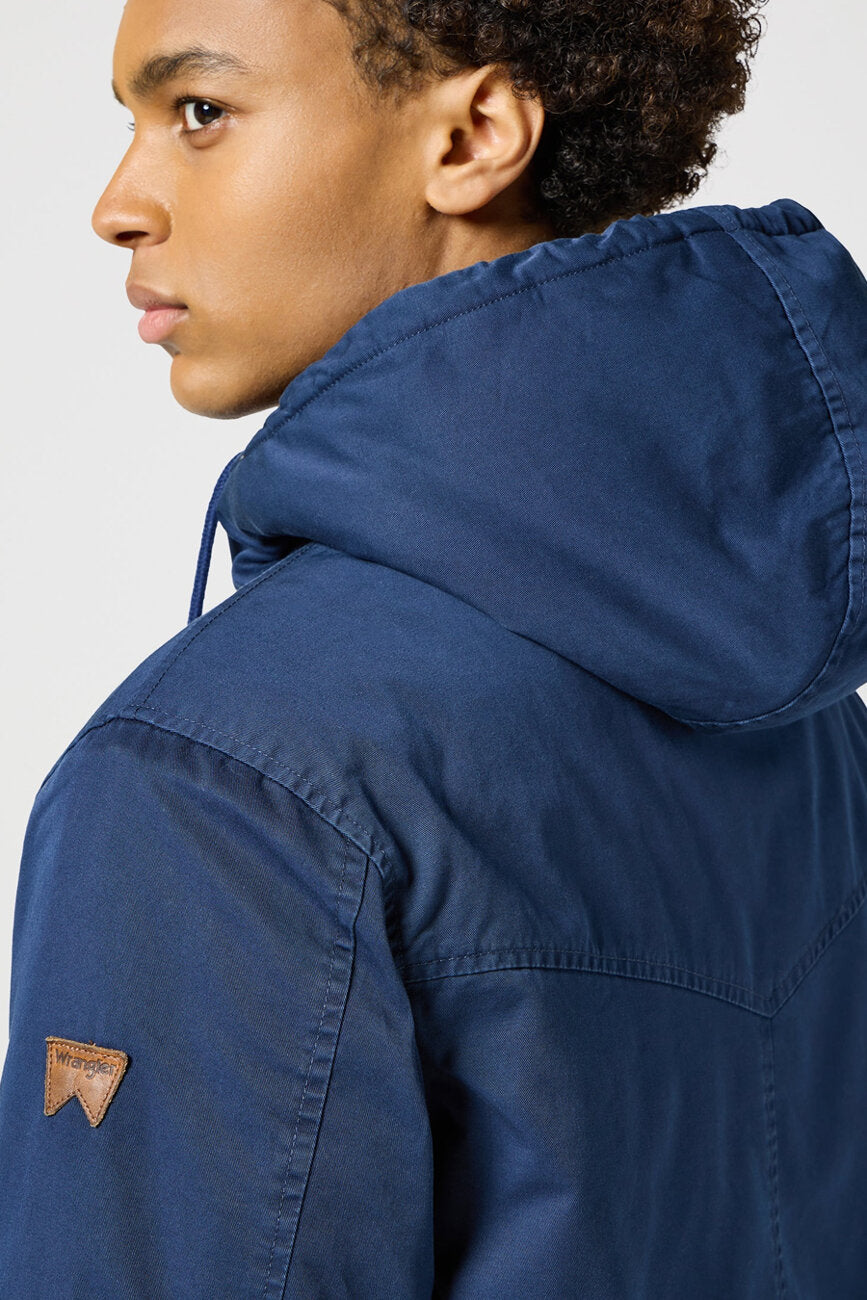 WRANGLER MĘSKA KURTKA ZIMOWA HEAVY PUFFER JACKET NAVY 112357276 W44K017358