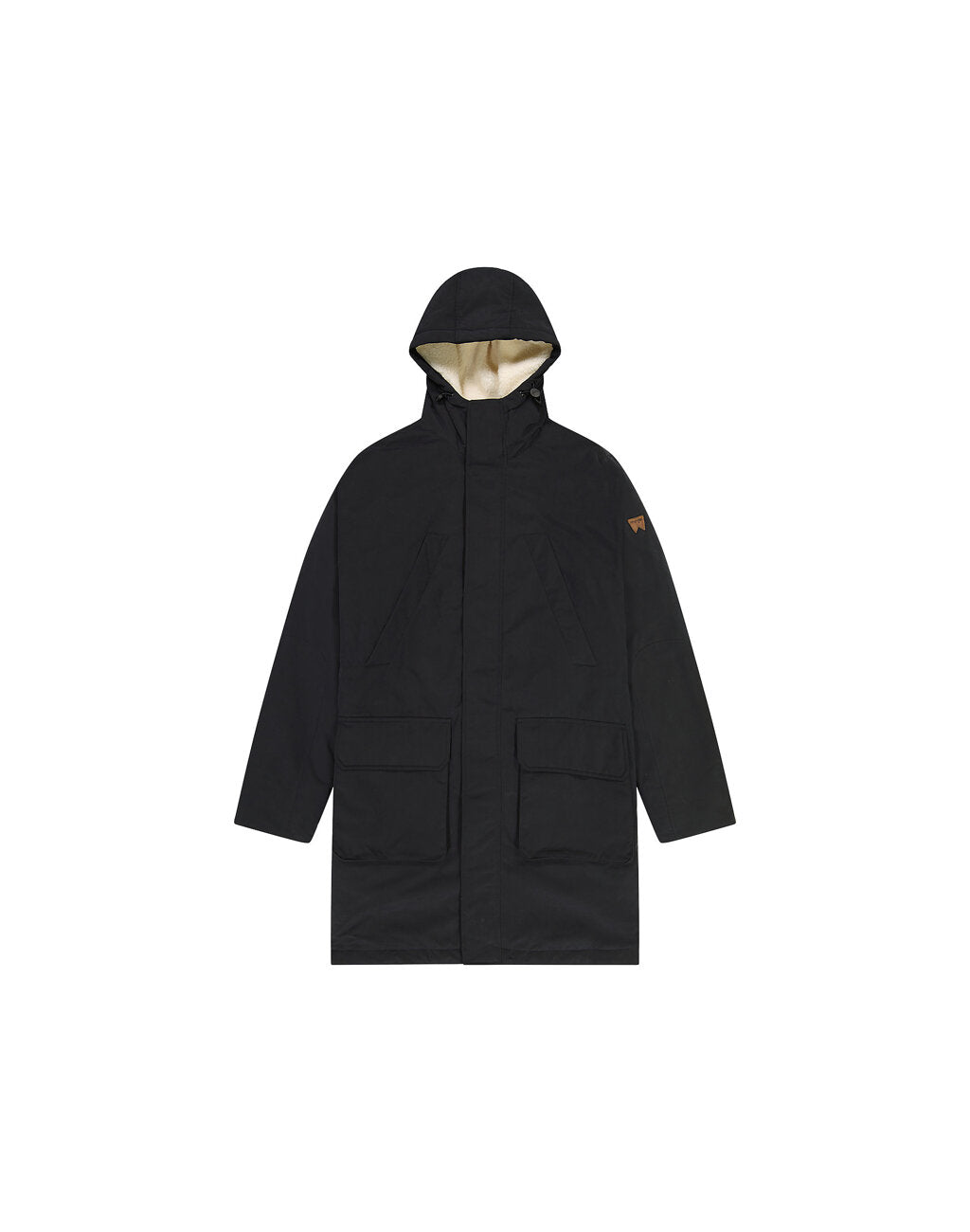 WRANGLER MĘSKA KURTKA ZIMOWA MIDLONG JACKET BLACK 112357423 W44L011936