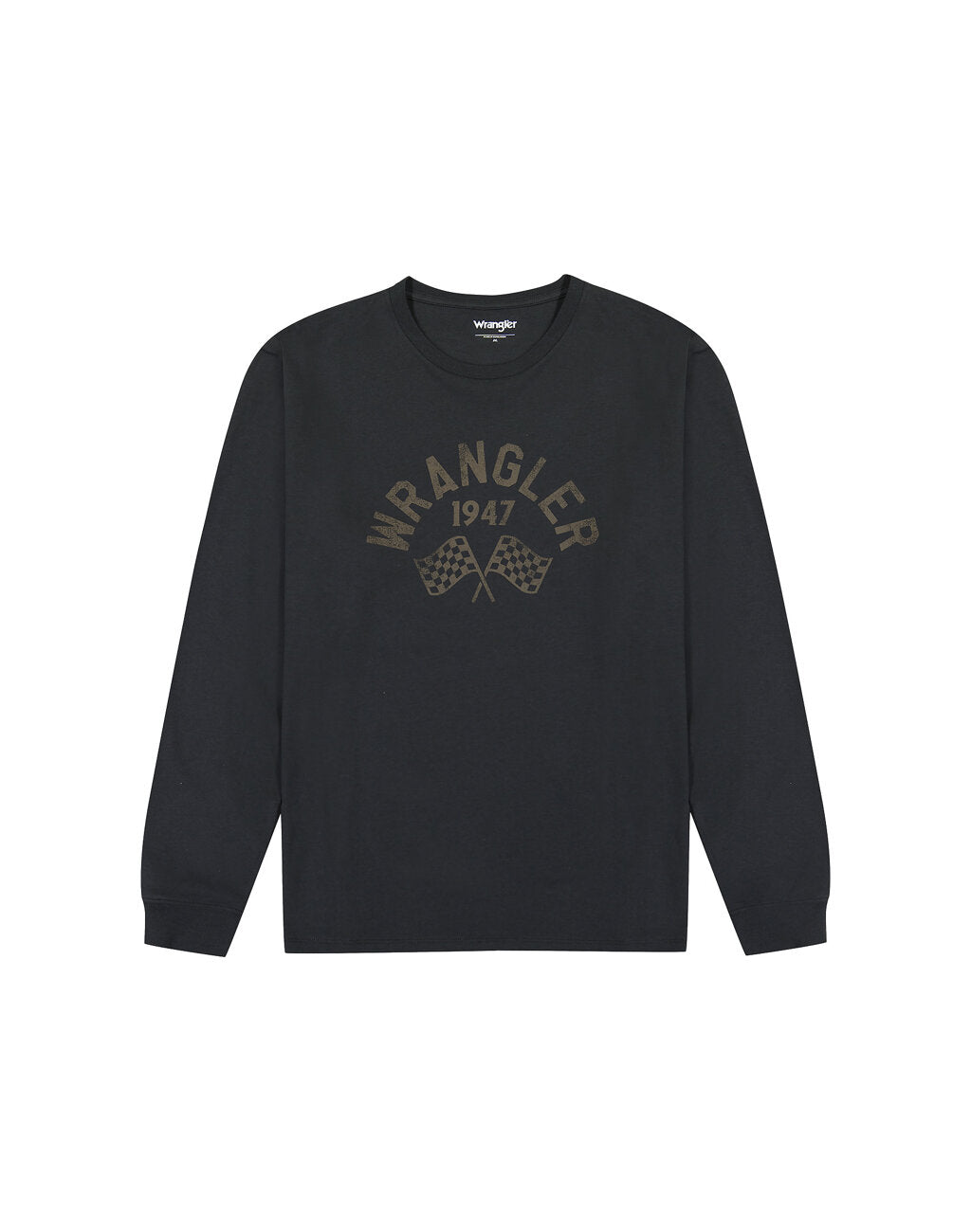 WRANGLER MĘSKI LONG SLEEVE LS GRAPHIC TEE FADED BLACK 112357355 W7T6013642