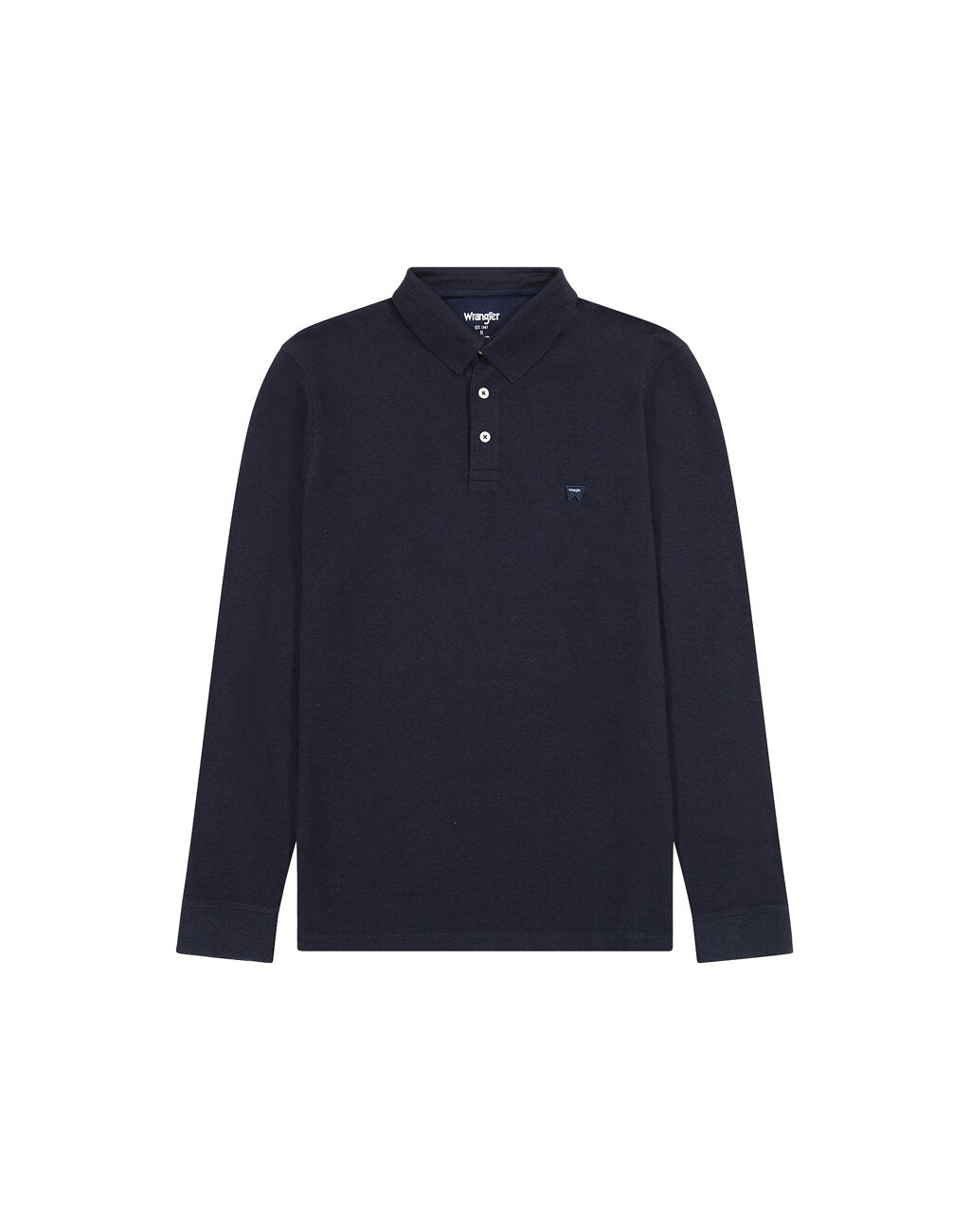 WRANGLER MĘSKI LONG SLEEVE LS REFINED POLO NAVY 112357287 W8F3017358