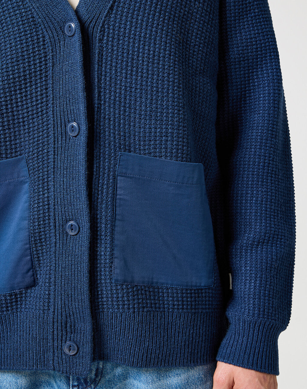 WRANGLER MĘSKI SWETER CARDIGAN BLUE 112357288 W8F5017358
