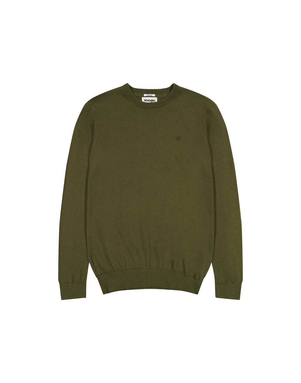 Wrangler Męski Sweter Knit Sweater Ivy Green 112357202 W8F2016396