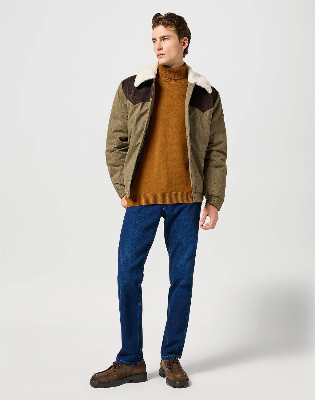 WRANGLER MĘSKI SWETER TURTLENECK MONKS ROBE 112357293 W8D8017427