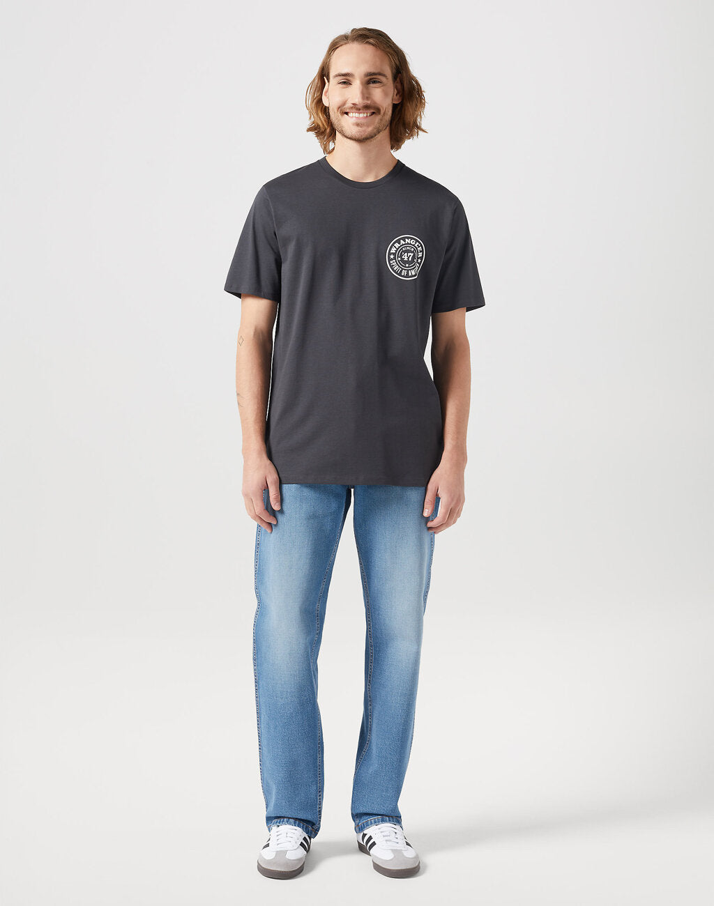 WRANGLER MĘSKIE SPODNIE FRONTIER STRIDE 112350647 W16V018020