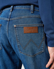 WRANGLER MĘSKIE SPODNIE JEANSOWE FRONTIER OUTLAW INDIGO 112356829 W16V008826